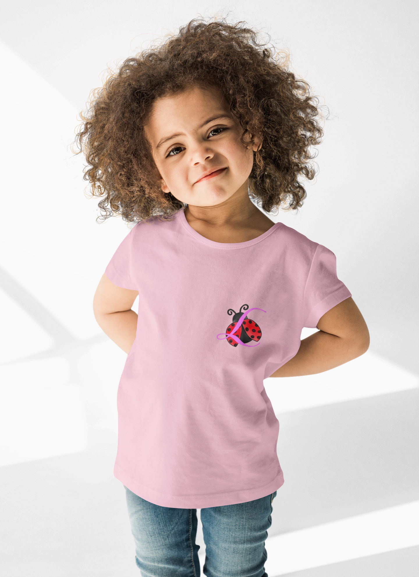 Toddler Long Sleeve Tee — Cute Ladybug Chest Design with “314 Original” Back - 314 Originals