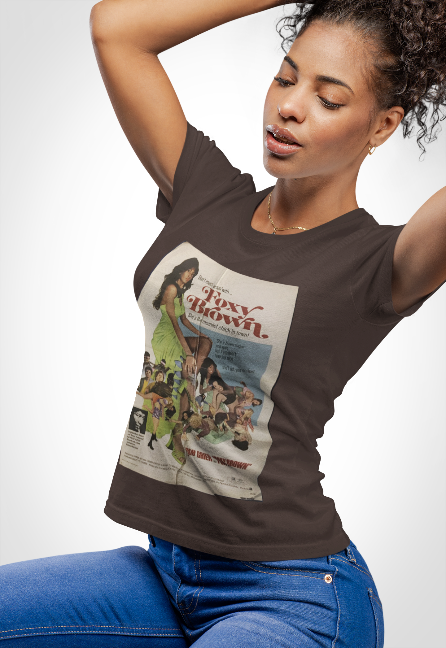 Foxy Brown Vintage Movie Poster Tee Printify T-Shirt  314 Originals