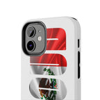 Mexico Pride Tough Phone Case — Mexican Flag Vertical 'PRIDE' Design Printify Phone Case  314 Originals
