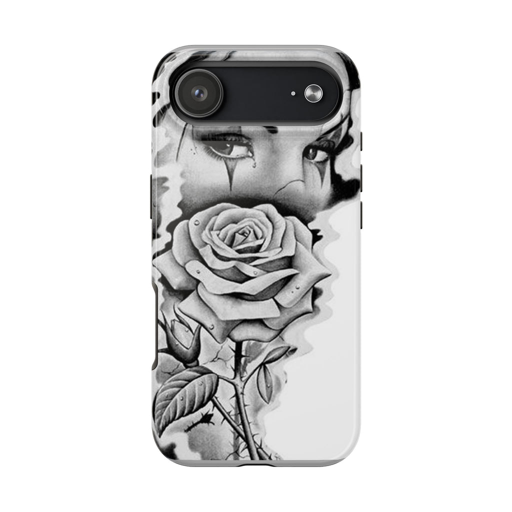 Noir Clown Face with Rose Shockproof Phone Cover - 314 Originals