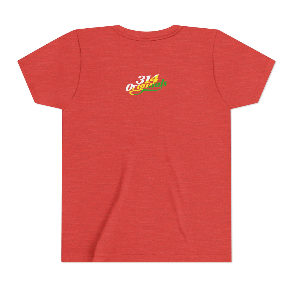 Girl's "Favorite Kid" Retro Yellow & Green Graphic T-Shirt