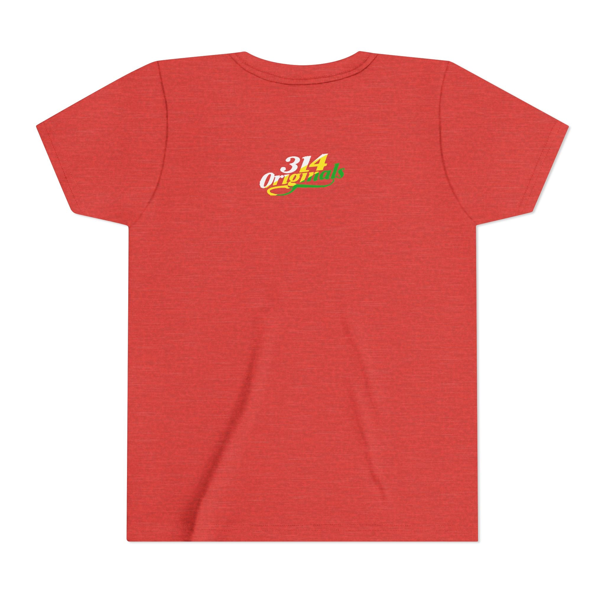 Girl's "Favorite Kid" Retro Yellow & Green Graphic T-Shirt
