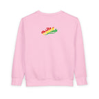 Mom's Favorite Kid Toddler Sweatshirt — Colorful Retro Rasta Kids Pullover - 314 Originals
