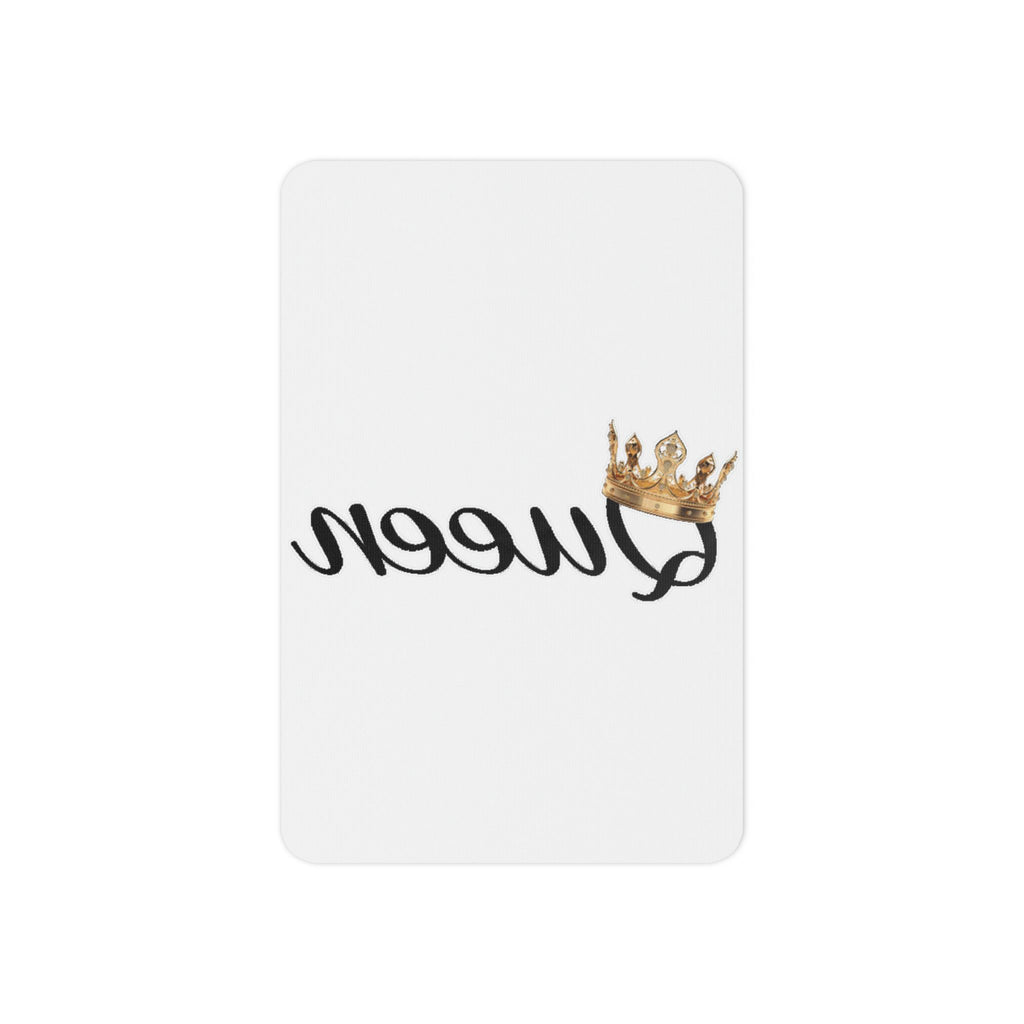 'Queen' Script with Gold Crown Temporary Tattoo - 314 Originals