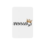 'Queen' Script with Gold Crown Temporary Tattoo - 314 Originals