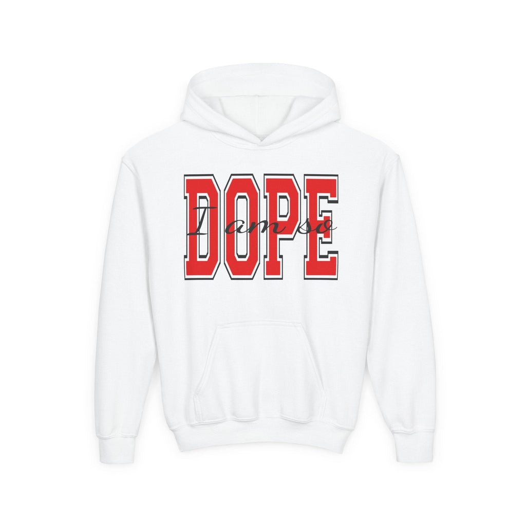 'I Am So DOPE' Varsity Graphic Pullover Printify Kids clothes  314 Originals