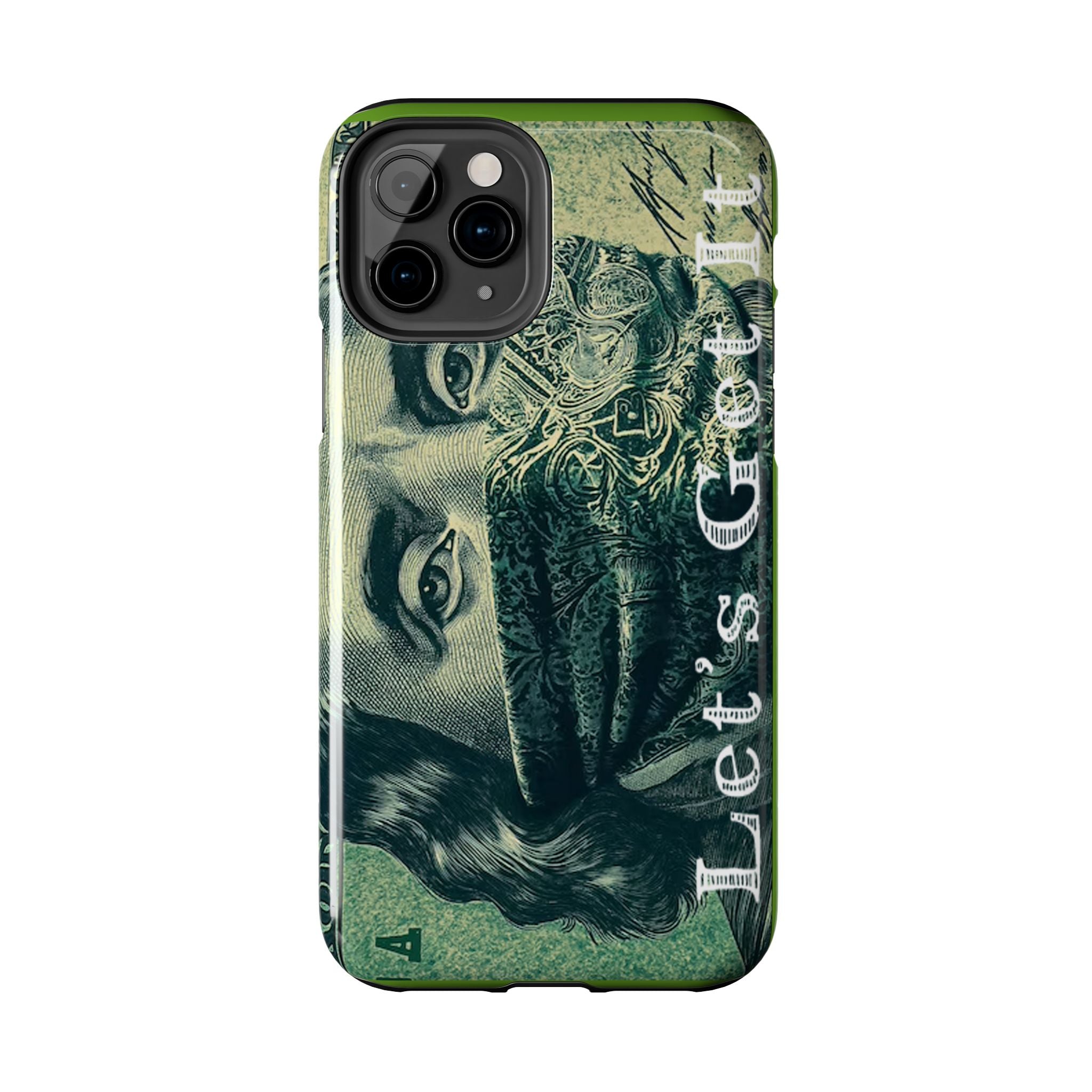 Ben Franklin "Let's Get It" Bandana Design Tough Phone Case Printify Phone Case  314 Originals