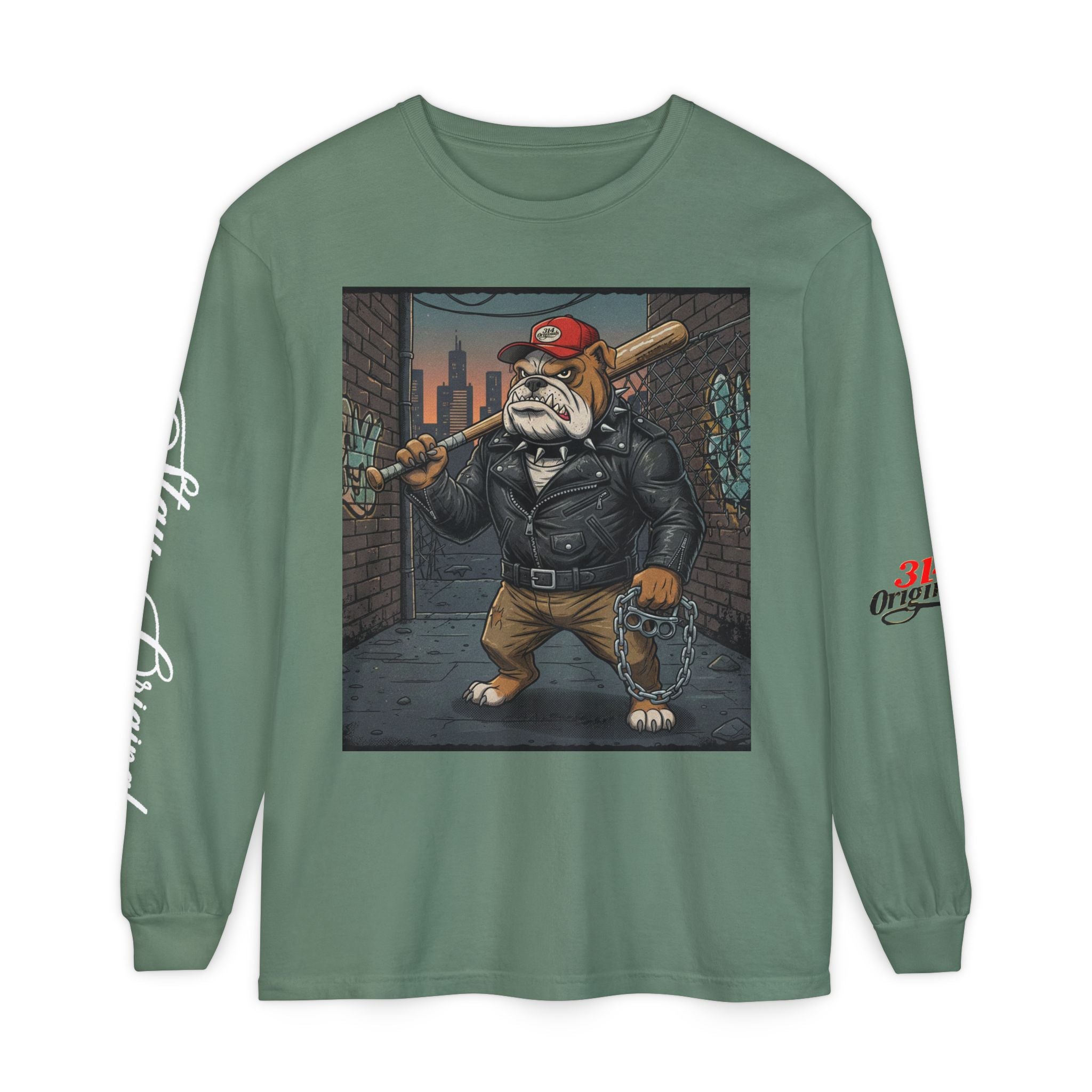 Stay Original Bulldog Brawler Long Sleeve T‑Shirt - 314 Originals