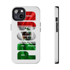 Mexico Pride Tough Phone Case — Mexican Flag Vertical 'PRIDE' Design Printify Phone Case  314 Originals