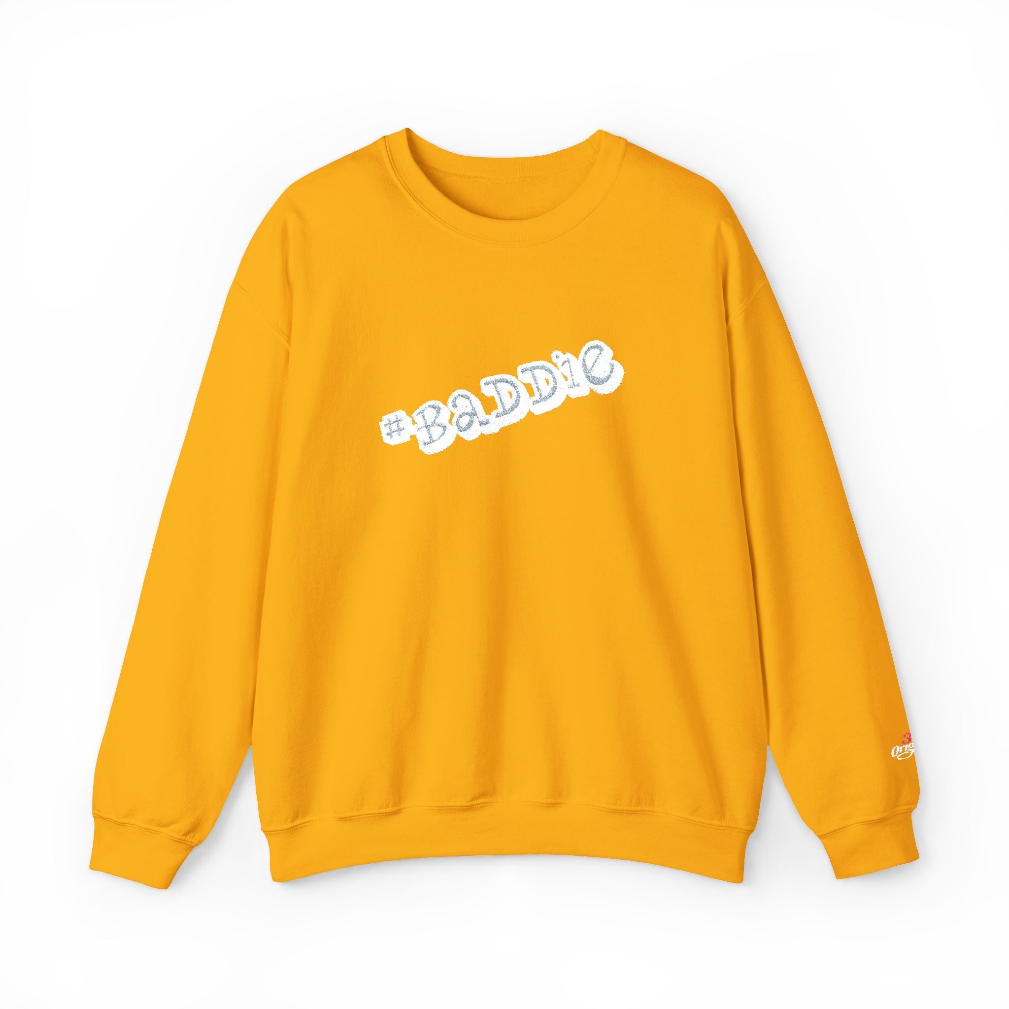 Cloud Script Crewneck Sweatshirt — White Script Logo Cozy Pullover Printify Sweatshirt  314 Originals