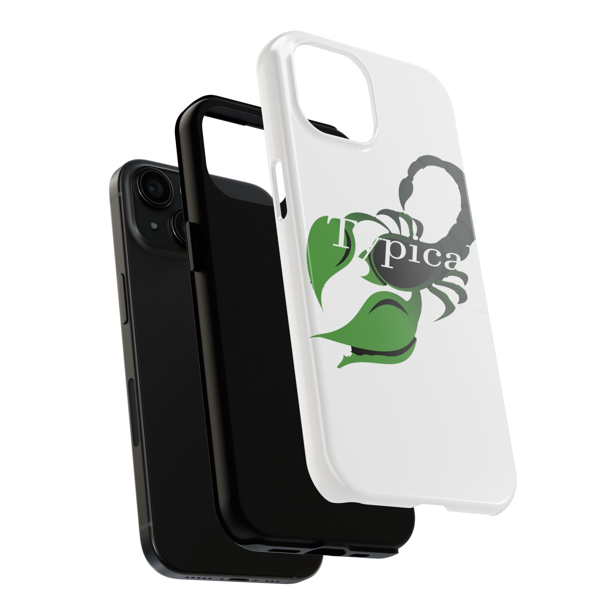 Scorpio Zodiac Tough Phone Case — Green Scorpion "Typical" Design Printify Phone Case  314 Originals
