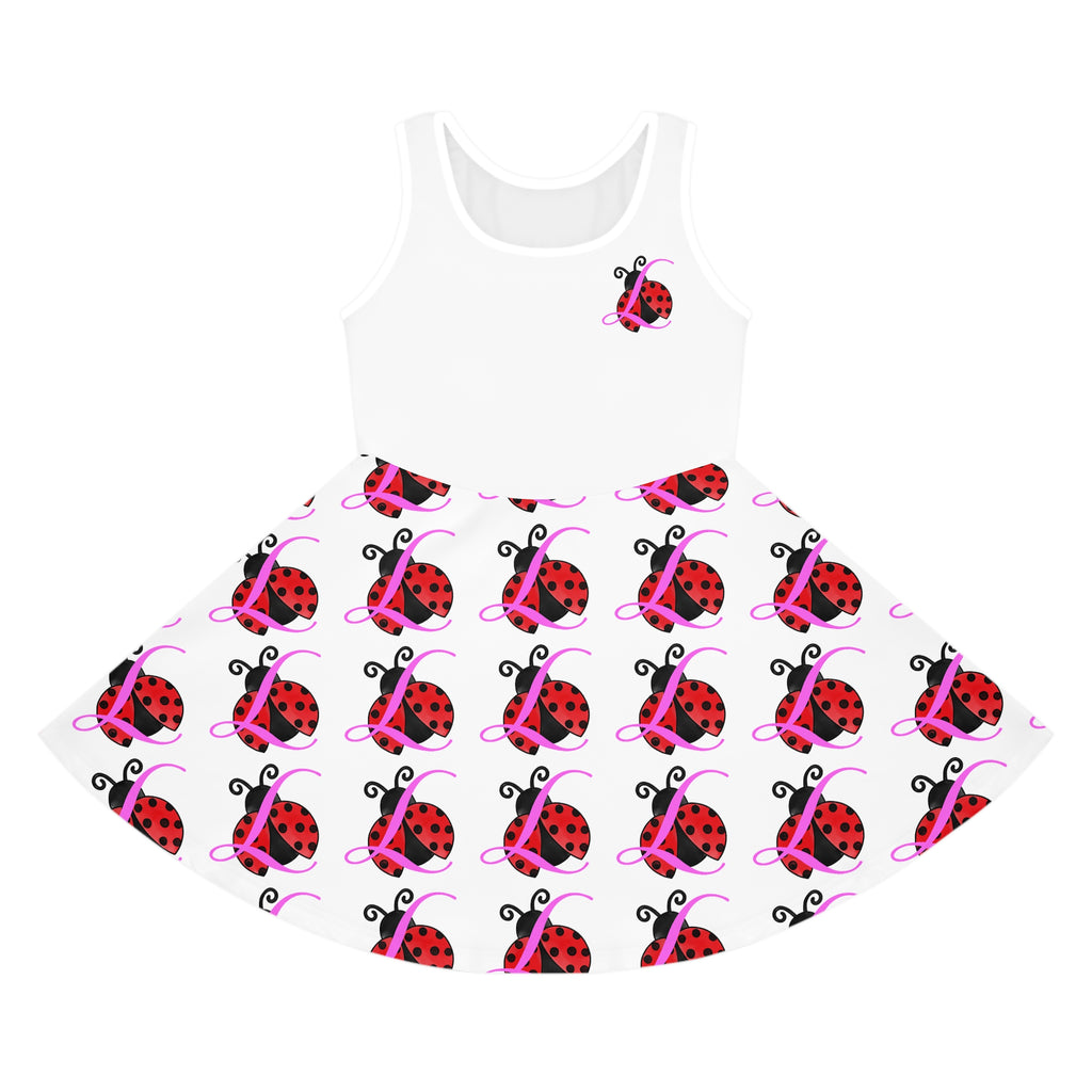 Girls' Ladybug Print Sundress — Cute Sleeveless Summer Dress for Kids - 314 Originals
