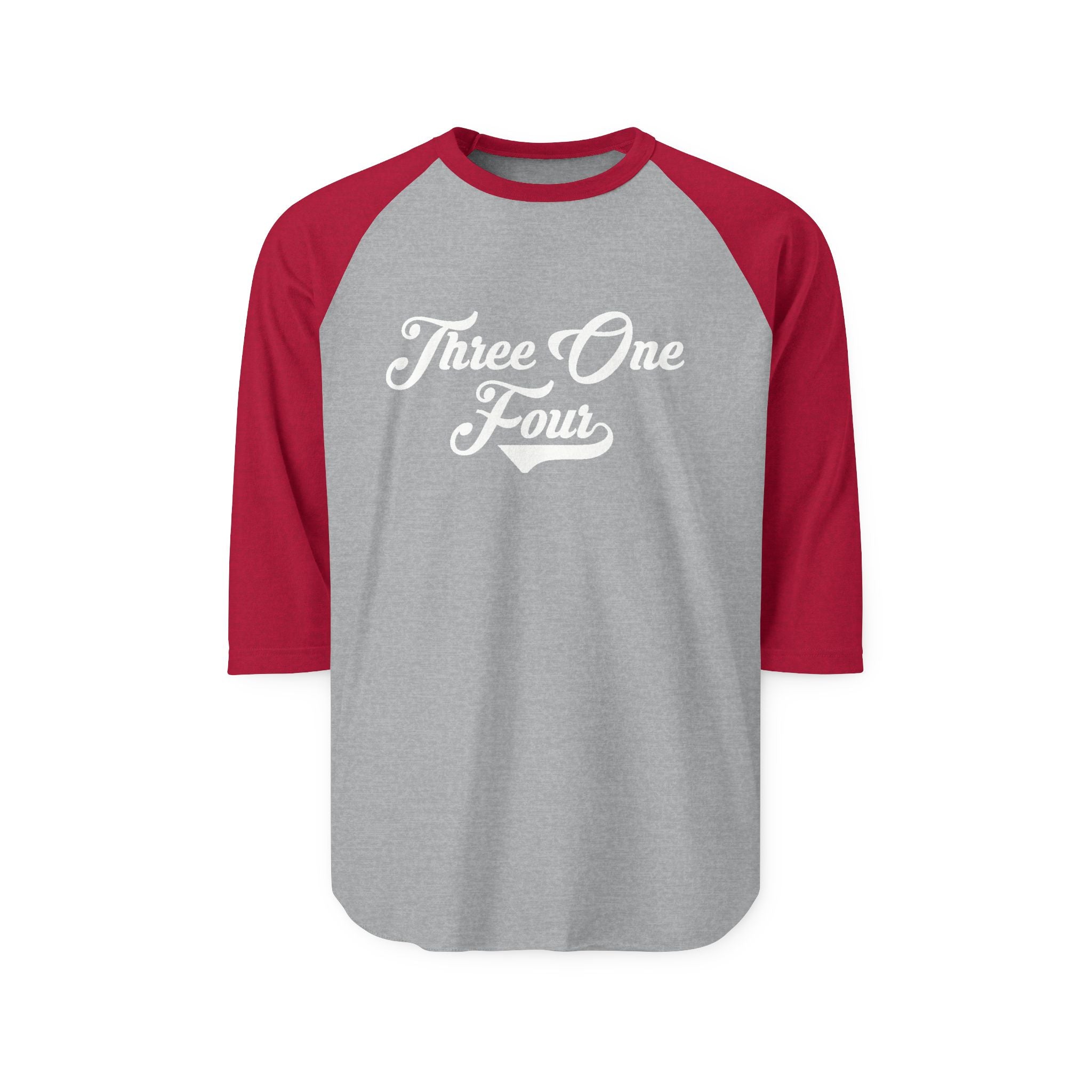 'Three One Four' Retro Script Baseball Tee - 314 Originals
