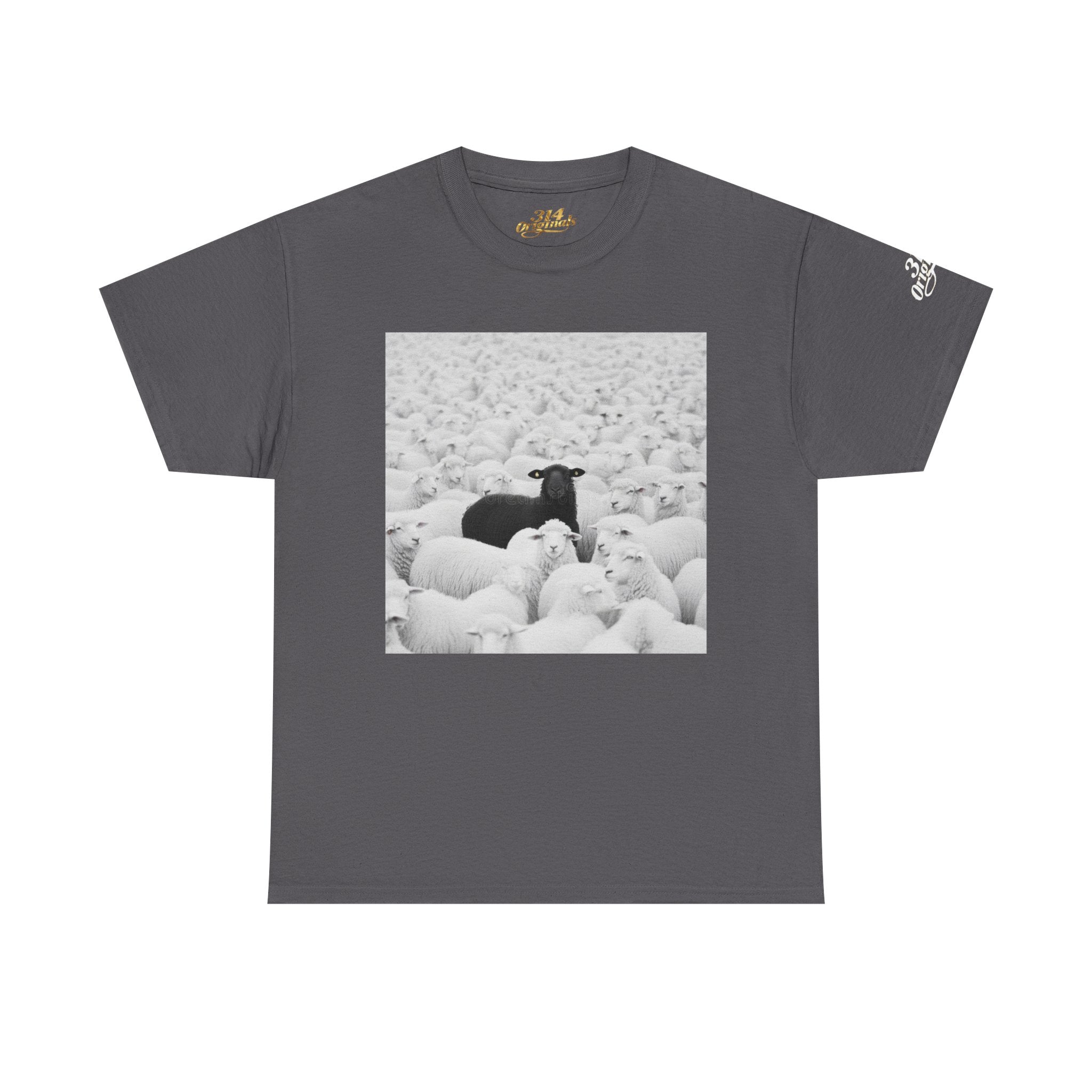 Black Sheep T-Shirt — Funny Contrast Sheep Graphic Tee