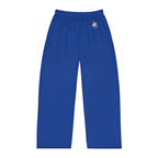 Men's Blue Pajama Pants — Embroidered 'AA' Lounge Sleepwear - 314 Originals