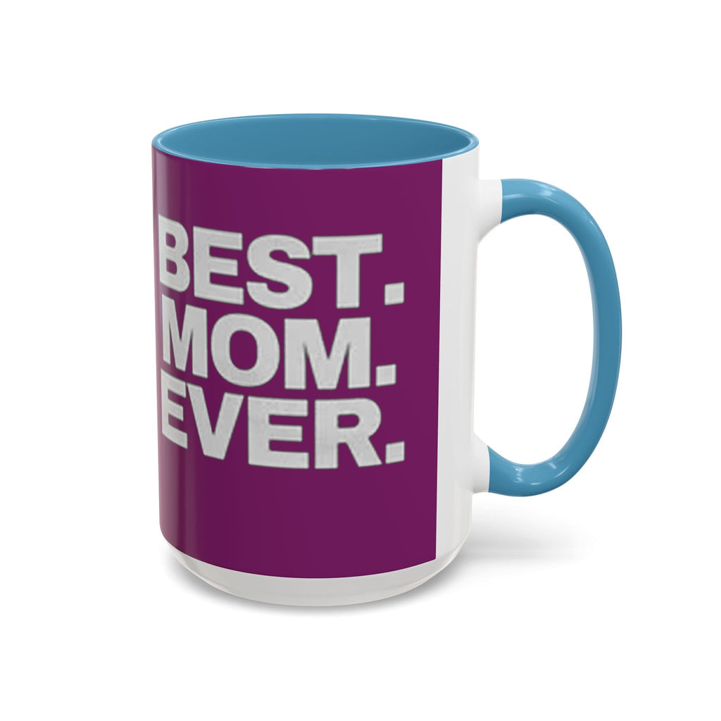 Best. Mom. Ever. Purple Accent Coffee Mug Printify Mug  314 Originals