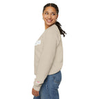Cloud Script Crewneck Sweatshirt — White Script Logo Cozy Pullover Printify Sweatshirt  314 Originals