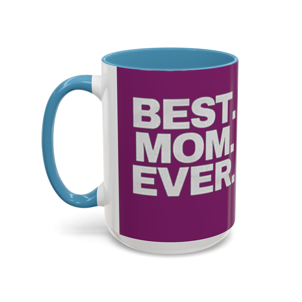 Best. Mom. Ever. Purple Accent Coffee Mug Printify Mug  314 Originals