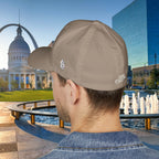 Embroidered "St. Louis" Closed-Back Structured Cap — Baseball Hat with 314 Retro Logo