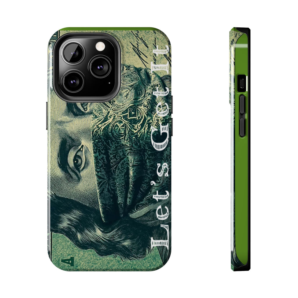 Ben Franklin "Let's Get It" Bandana Design Tough Phone Case Printify Phone Case  314 Originals