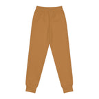 Light Brown Youth Joggers with 314 Originals Side Graphic — Kids Athletic Sweatpants - 314 Originals