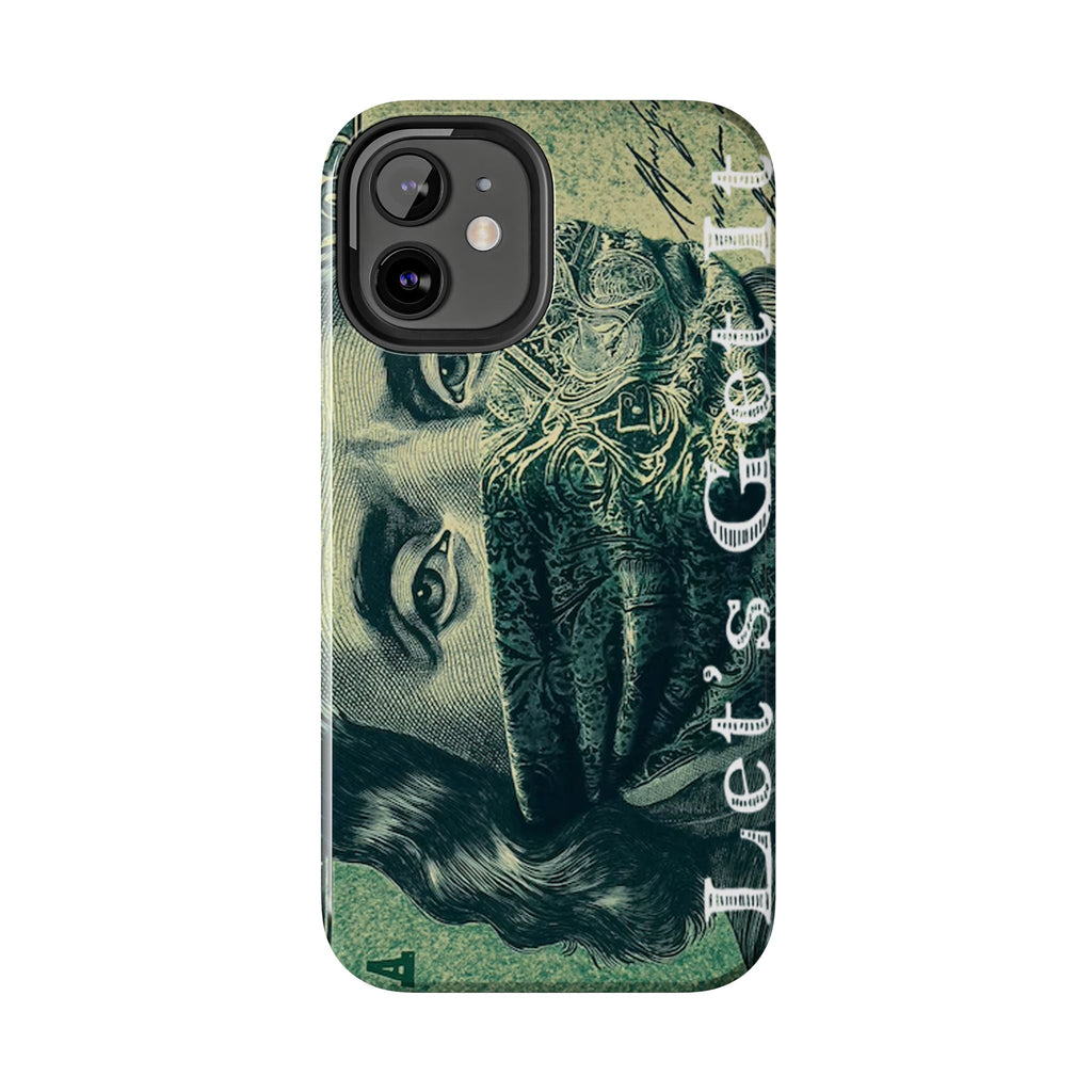 Ben Franklin "Let's Get It" Bandana Design Tough Phone Case Printify Phone Case  314 Originals