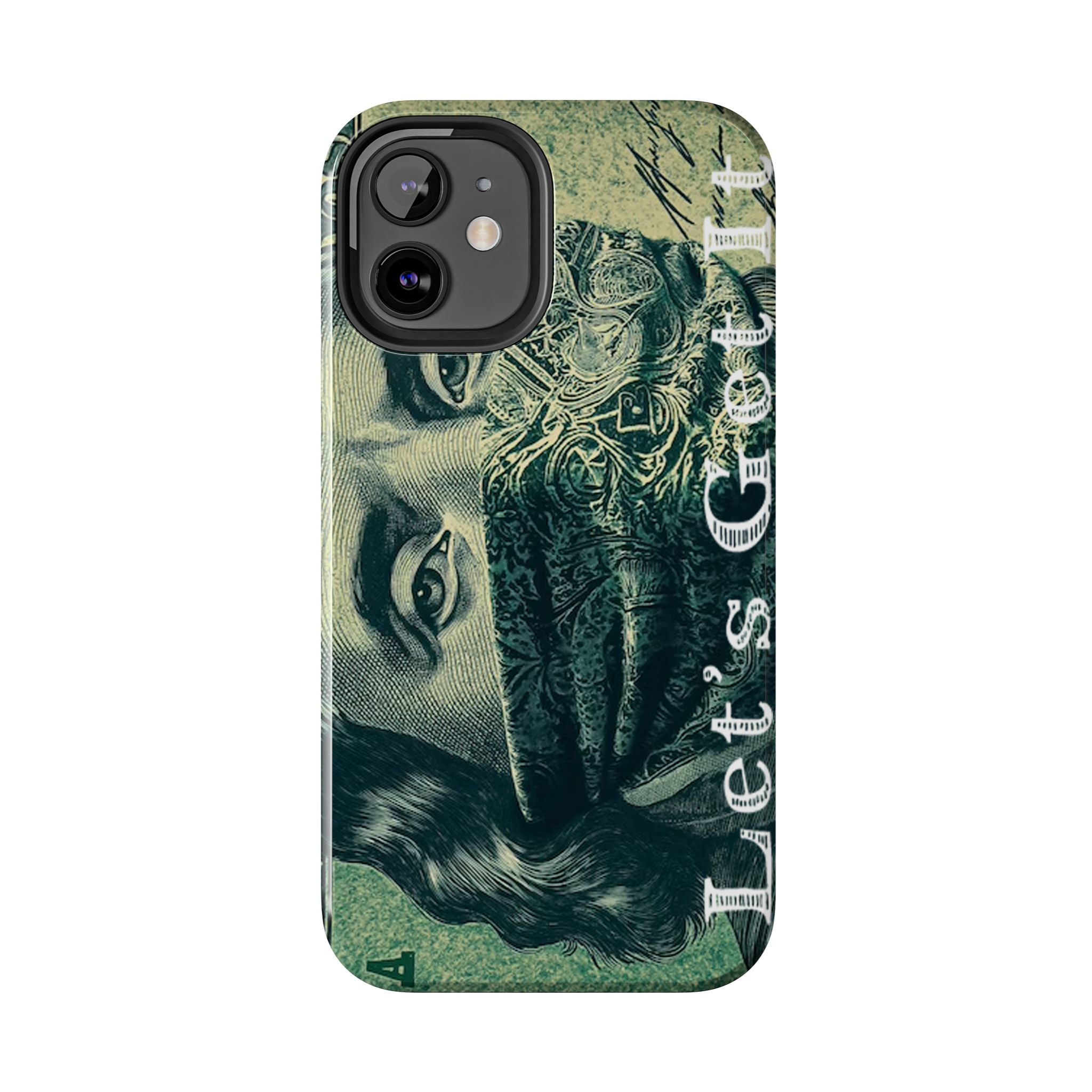 Ben Franklin "Let's Get It" Bandana Design Tough Phone Case Printify Phone Case  314 Originals