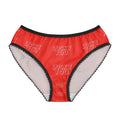 Lucky You Red Briefs — Women's Lace-Trim Underwear