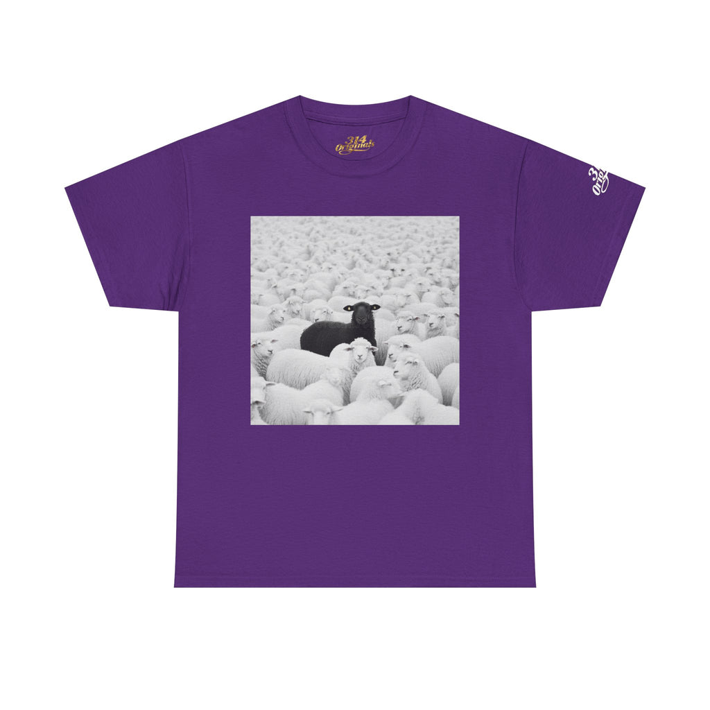Black Sheep T-Shirt — Funny Contrast Sheep Graphic Tee