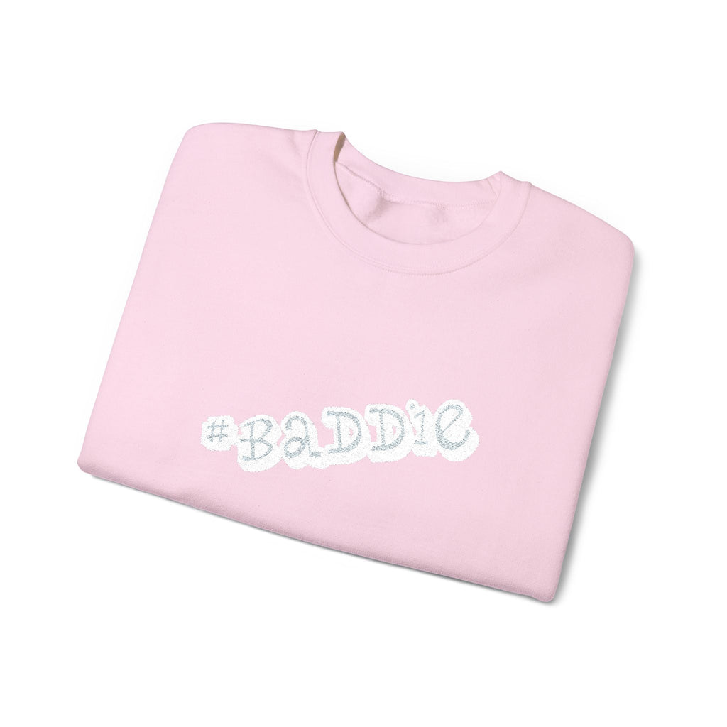 Cloud Script Crewneck Sweatshirt — White Script Logo Cozy Pullover Printify Sweatshirt  314 Originals