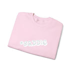 Cloud Script Crewneck Sweatshirt — White Script Logo Cozy Pullover Printify Sweatshirt  314 Originals