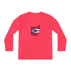 Ohio Flag Youth Long Sleeve Tee — Youngstown Text Graphic - 314 Originals