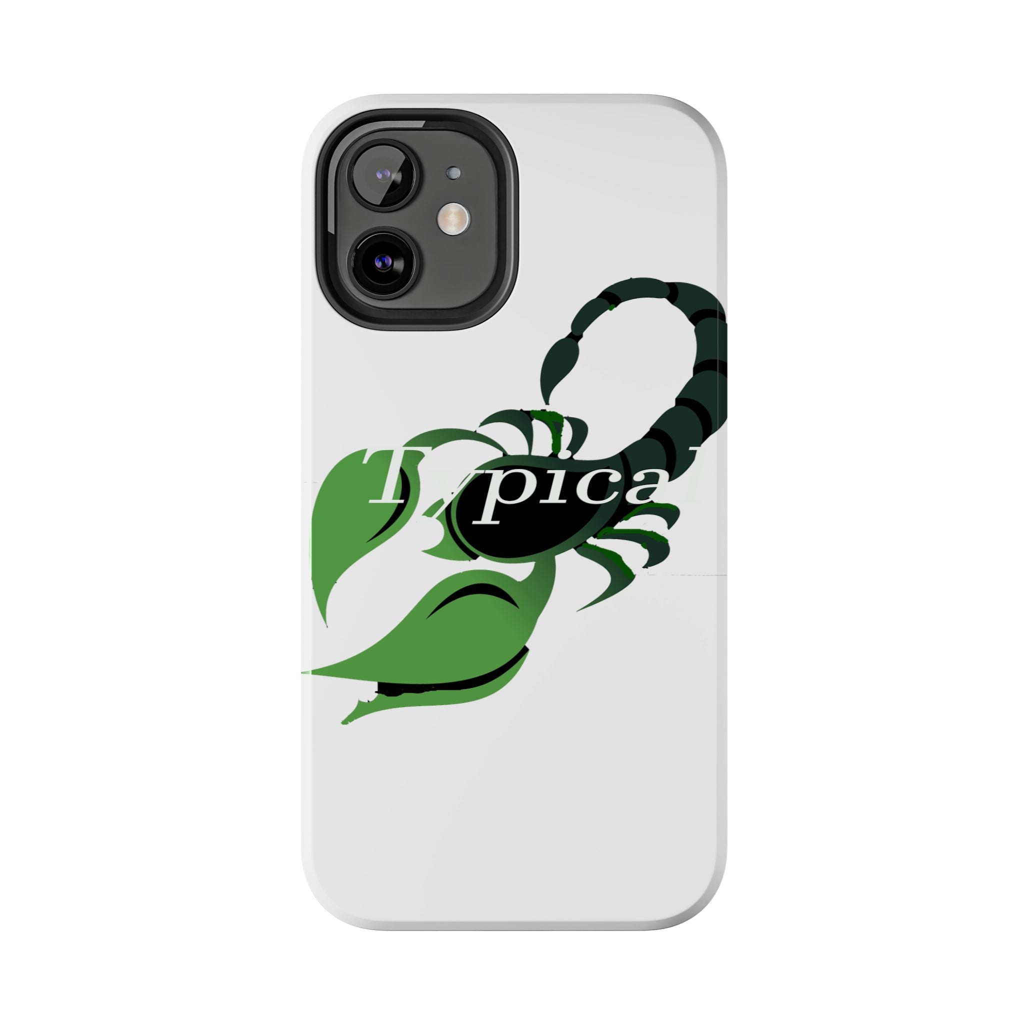 Scorpio Zodiac Tough Phone Case — Green Scorpion "Typical" Design Printify Phone Case  314 Originals