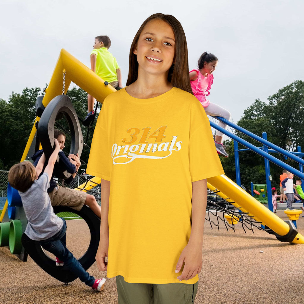 314 Originals Kids T‑Shirt — Retro Script Youth Tee - 314 Originals