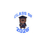 Class of 2026 Graduation Bear Sticker — Kiss-Cut Vinyl Decal for Cars, Laptops & Gifts - 314 Originals