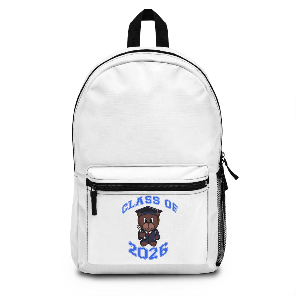 Class of 2026 Graduation Backpack — Cute Bear Grad Cap School Bag