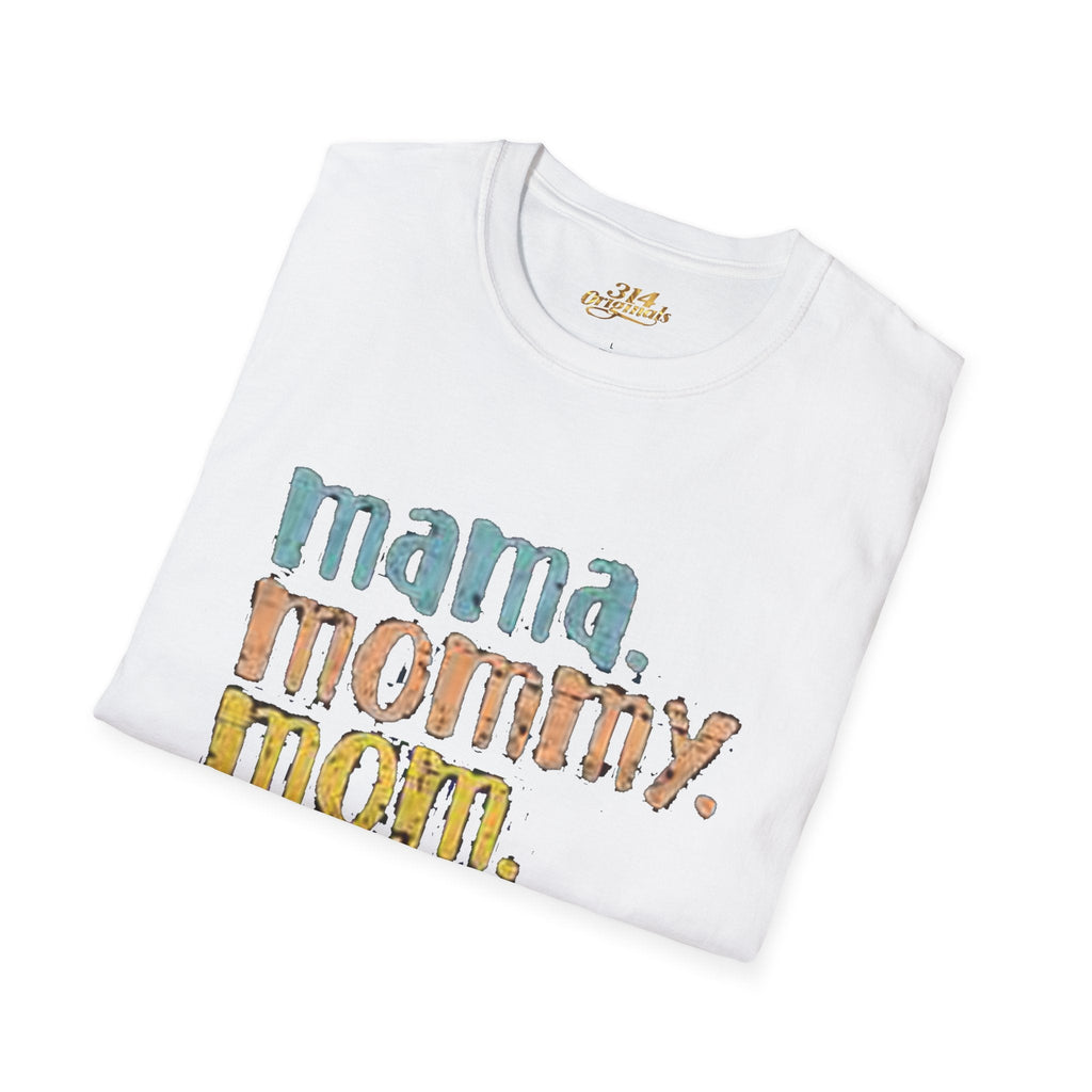Mama Mommy Mom Bruh T-Shirt – Funny Retro Mom Graphic Tee Printify T-Shirt  314 Originals
