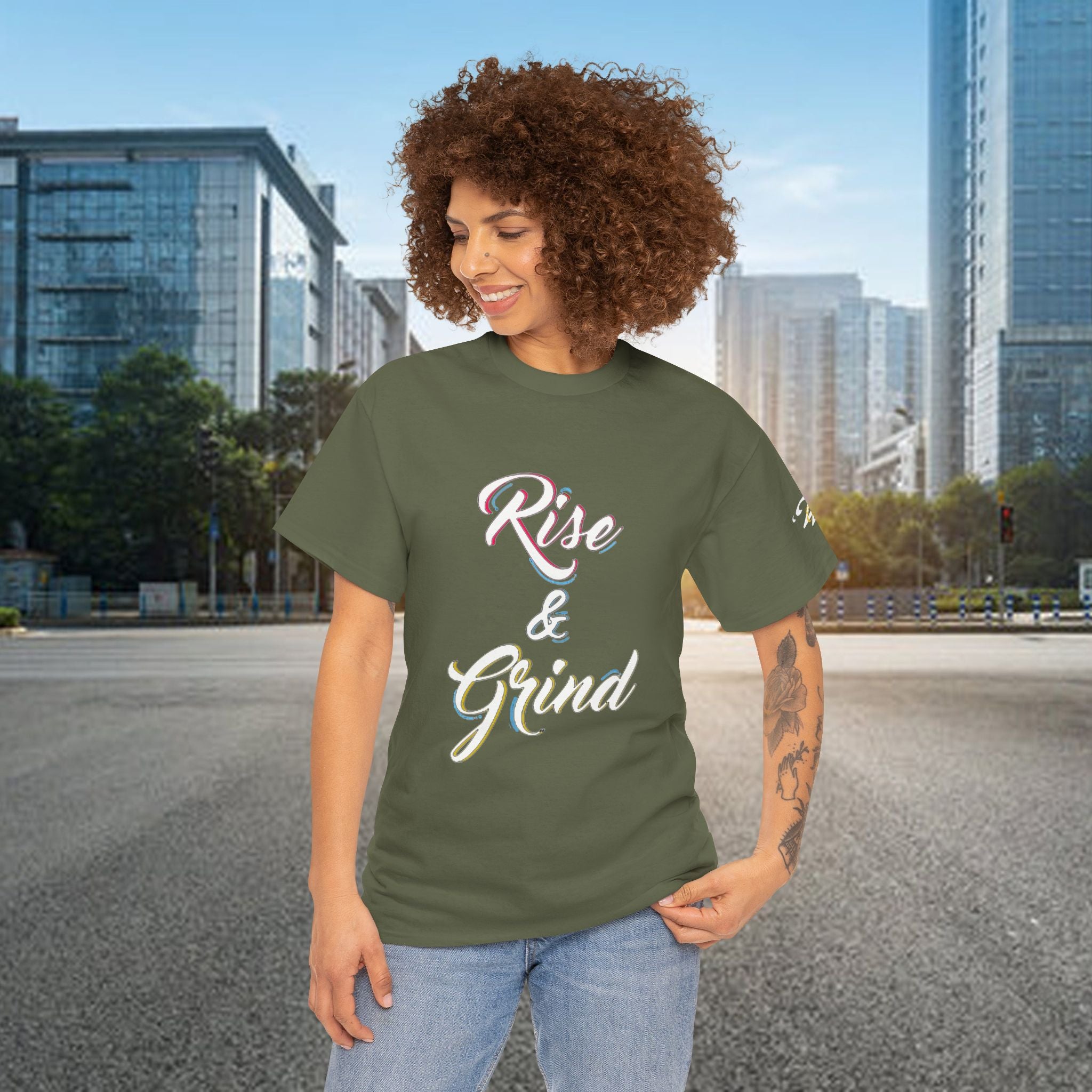 Rise & Grind T-Shirt — Motivational Graphic Tee for Hustle Mindset - 314 Originals