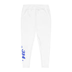 Plus Size Leggings — White High-Waist Leggings with Blue Script '314 Originals' Side Print - 314 Originals