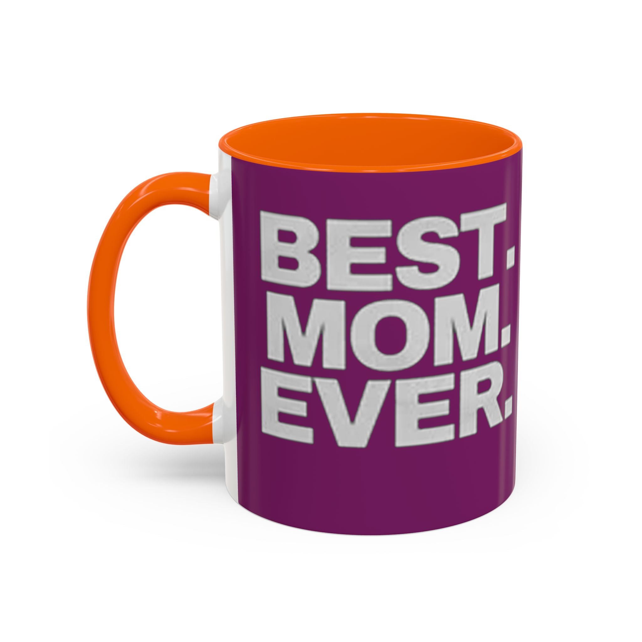 Best. Mom. Ever. Purple Accent Coffee Mug Printify Mug  314 Originals