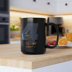 My City Skyline Black Mug – Nighttime Gateway Arch Coffee Cup (11oz & 15oz) - 314 Originals