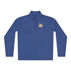 AGO Quarter-Zip Pullover — Small Gold & Black Chest Embroidery, Lightweight Casual Pullover - 314 Originals
