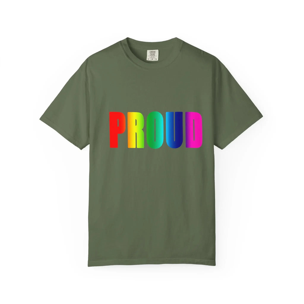 PROUD Garment-Dyed T-shirt Printify