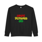 Mom's Favorite Kid Toddler Sweatshirt — Colorful Retro Rasta Kids Pullover - 314 Originals