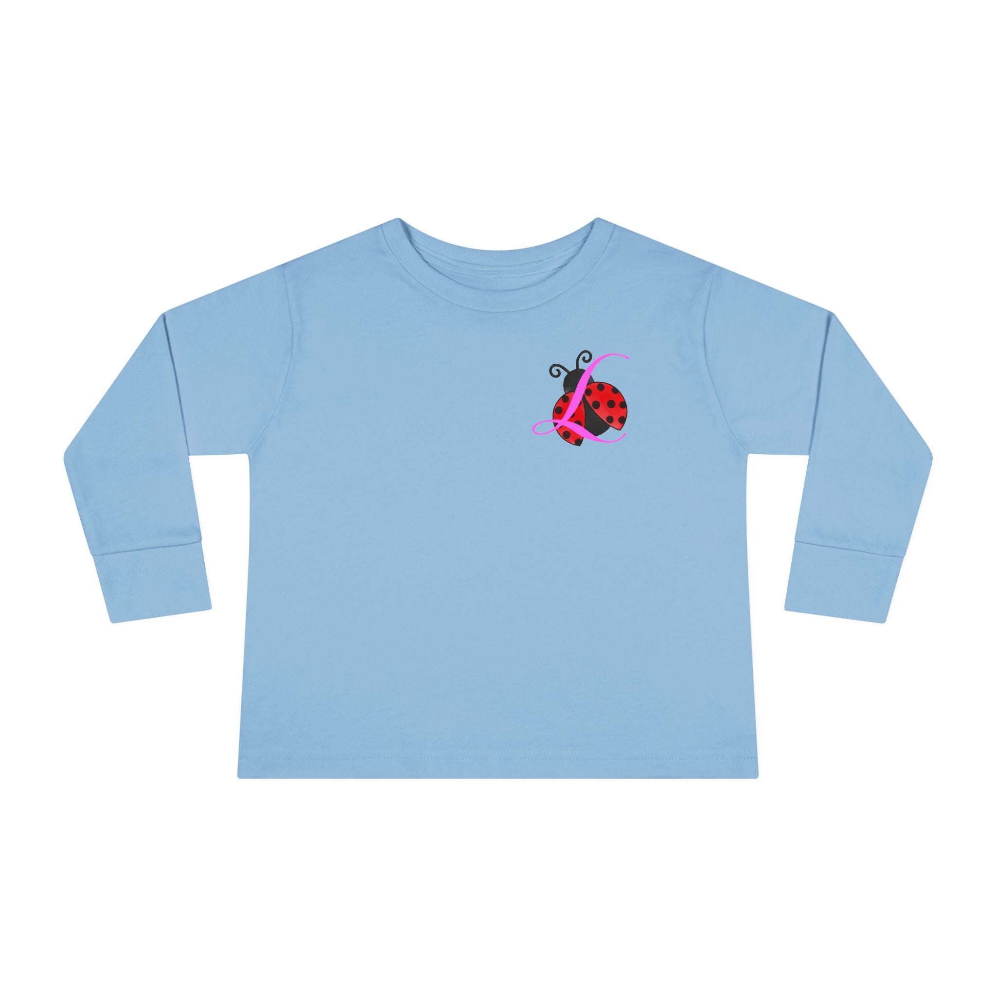 Toddler Long Sleeve Tee — Cute Ladybug Chest Design with “314 Original” Back - 314 Originals