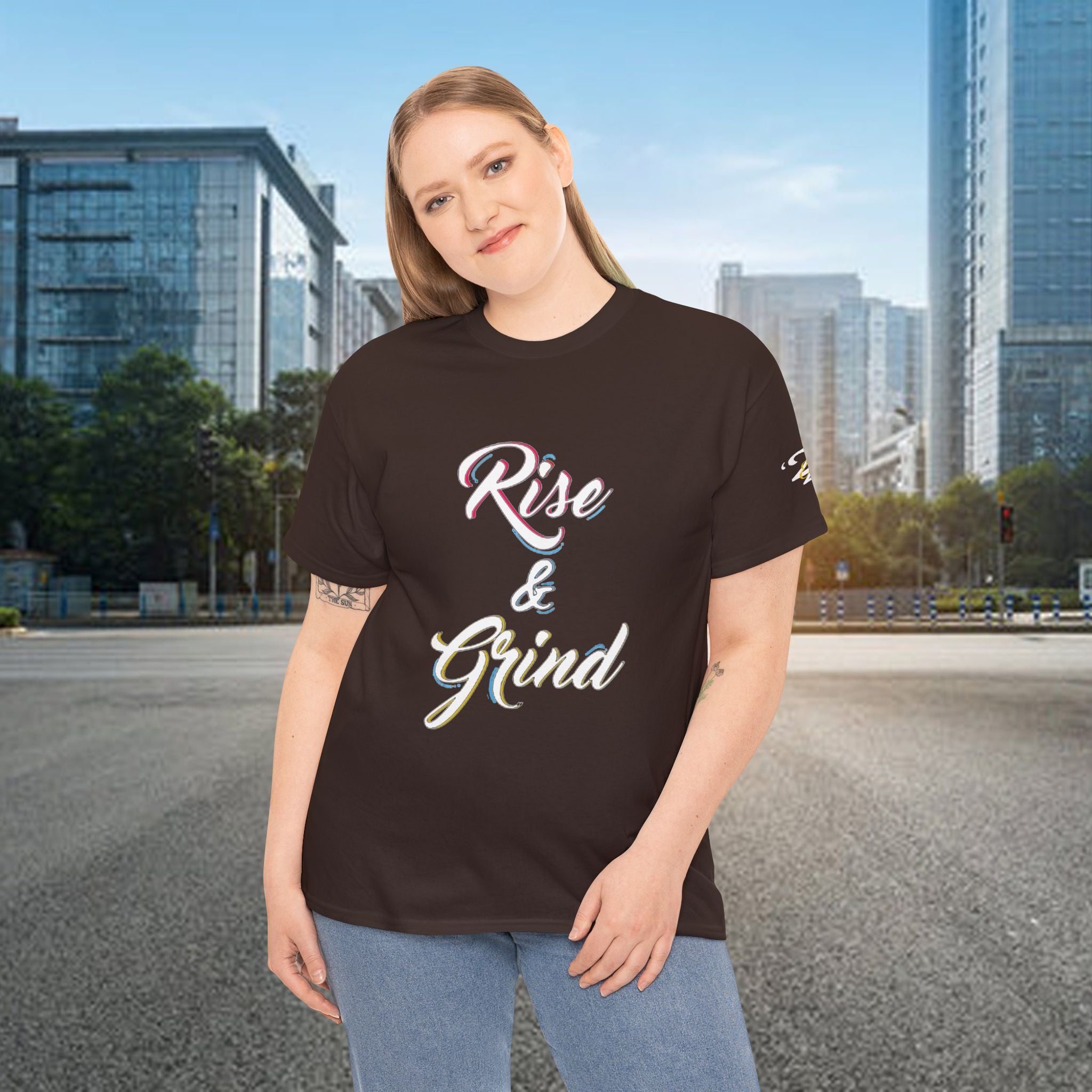 Rise & Grind T-Shirt — Motivational Graphic Tee for Hustle Mindset - 314 Originals