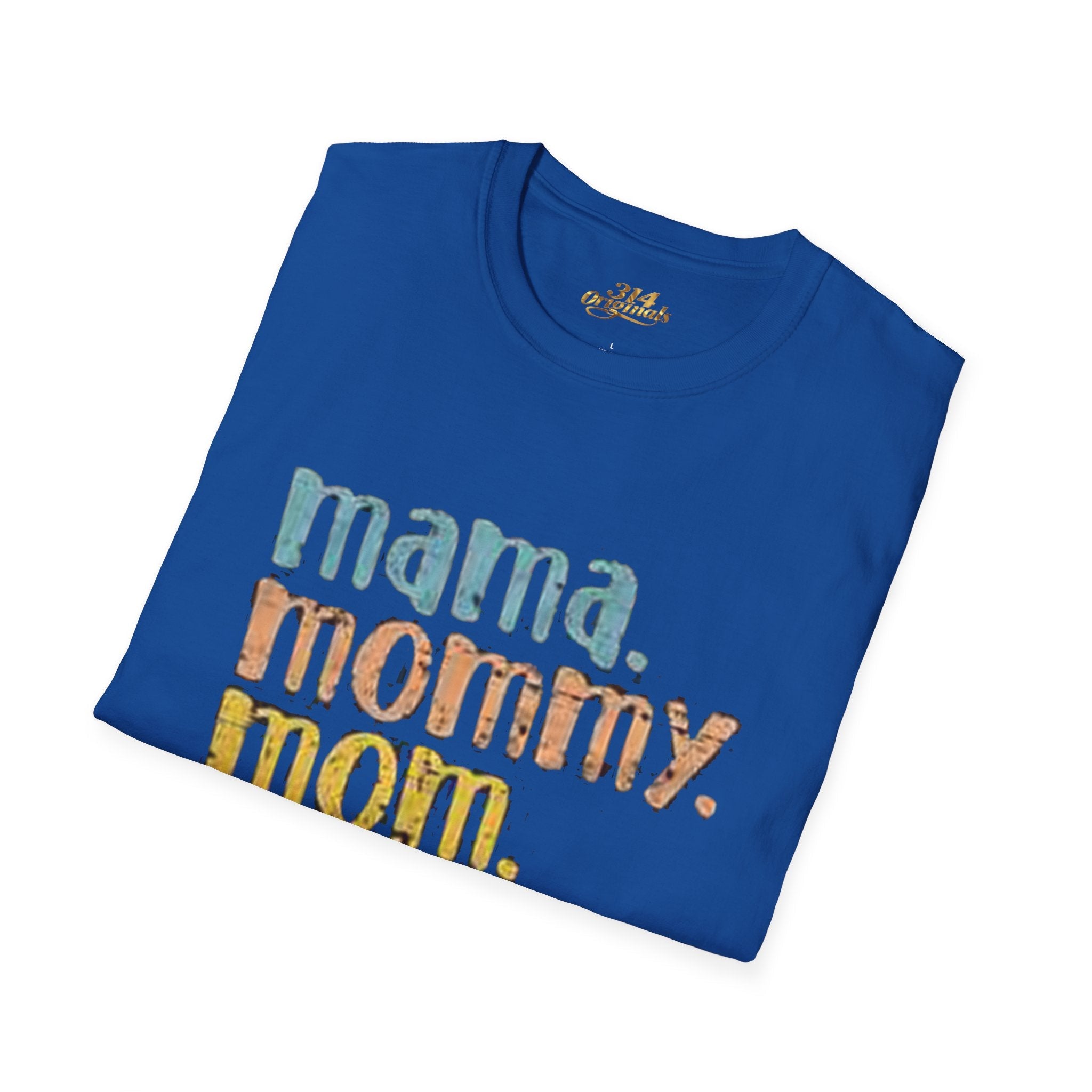 Mama Mommy Mom Bruh T-Shirt – Funny Retro Mom Graphic Tee Printify T-Shirt  314 Originals