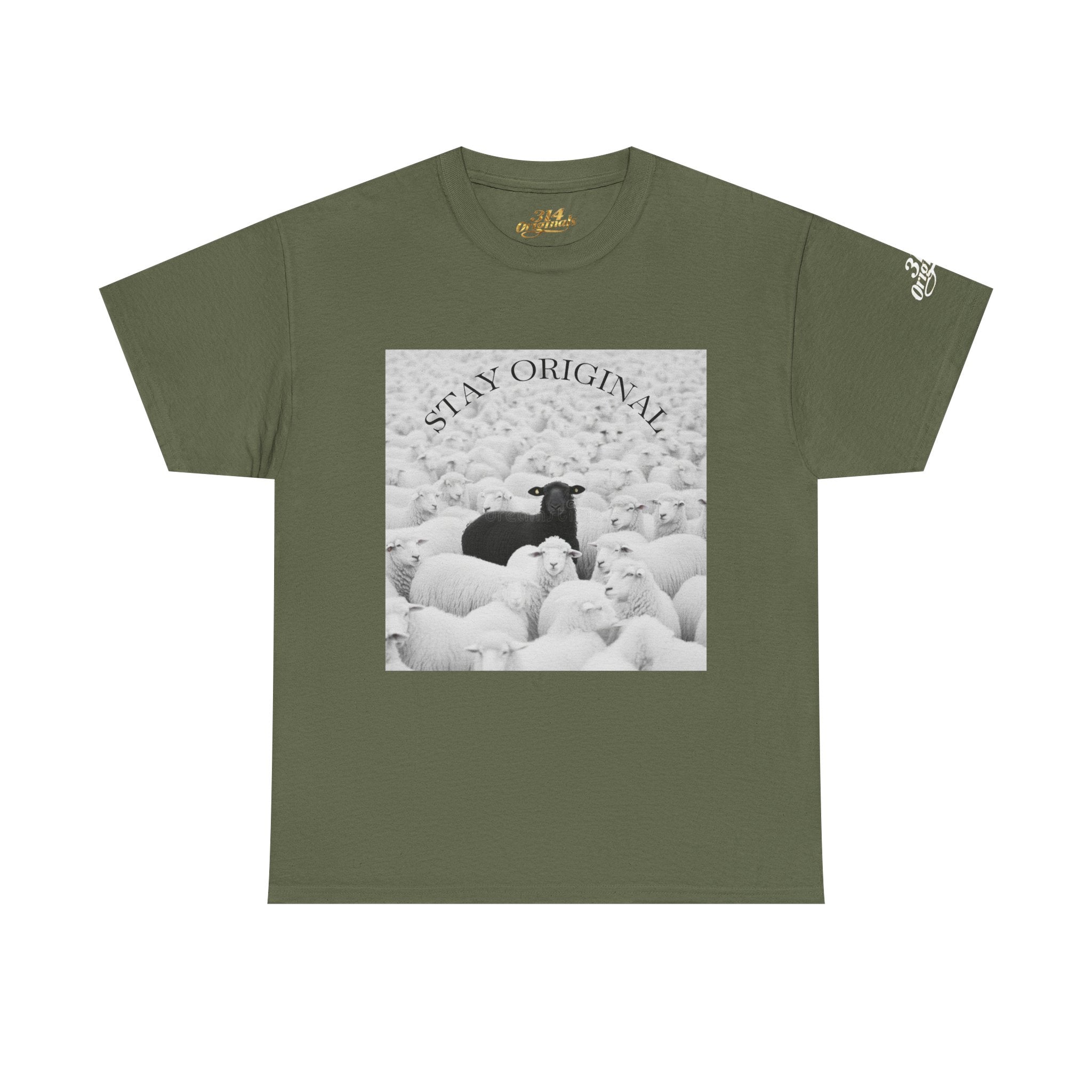 Black Sheep T-Shirt — Funny Contrast Sheep Graphic Tee
