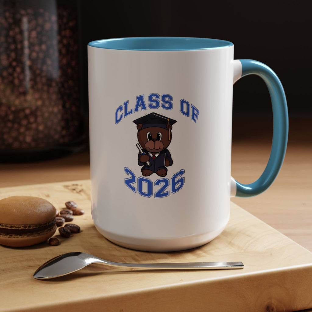 Graduation 2026 Accent Coffee Mug — Class of 2026 Grad Gift
