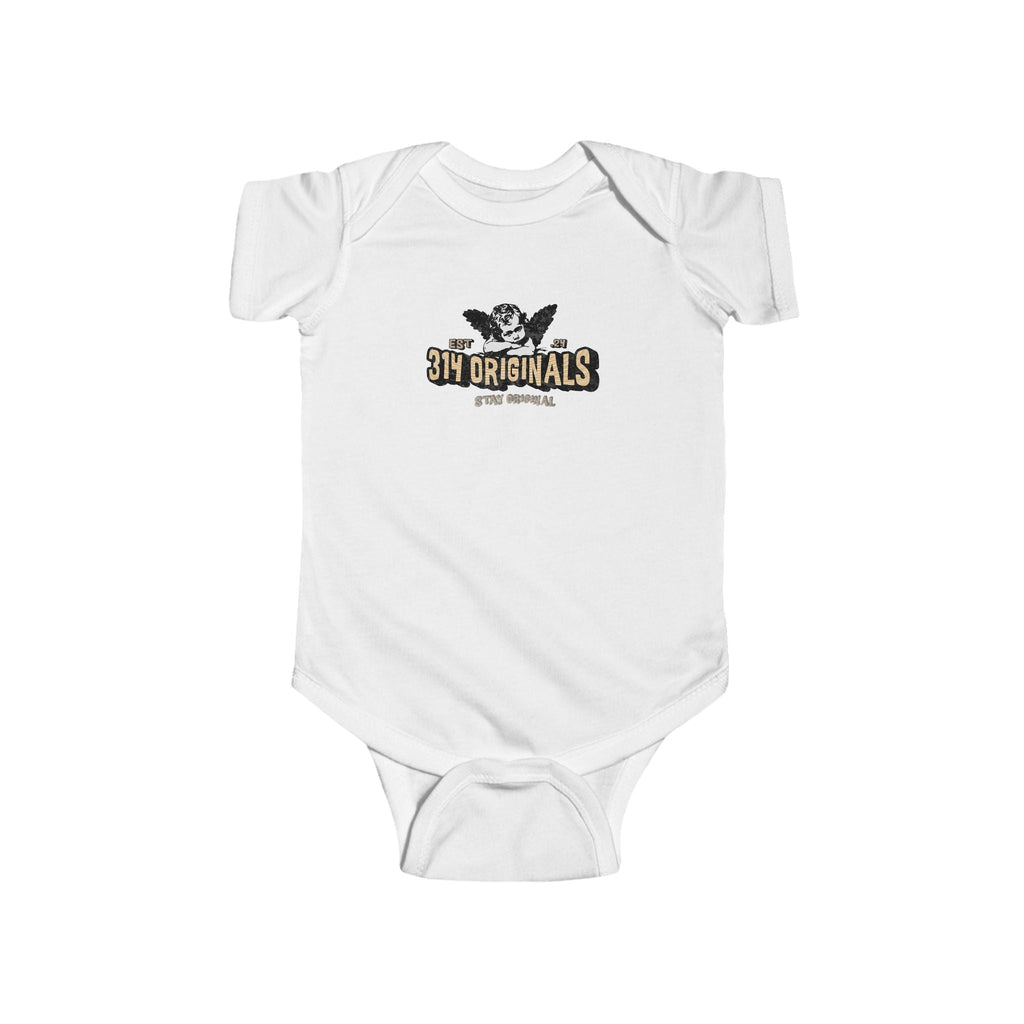 314 Originals Retro Logo Baby Onesie Printify Kids clothes  314 Originals